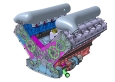 Endurance racing diesel engine image
